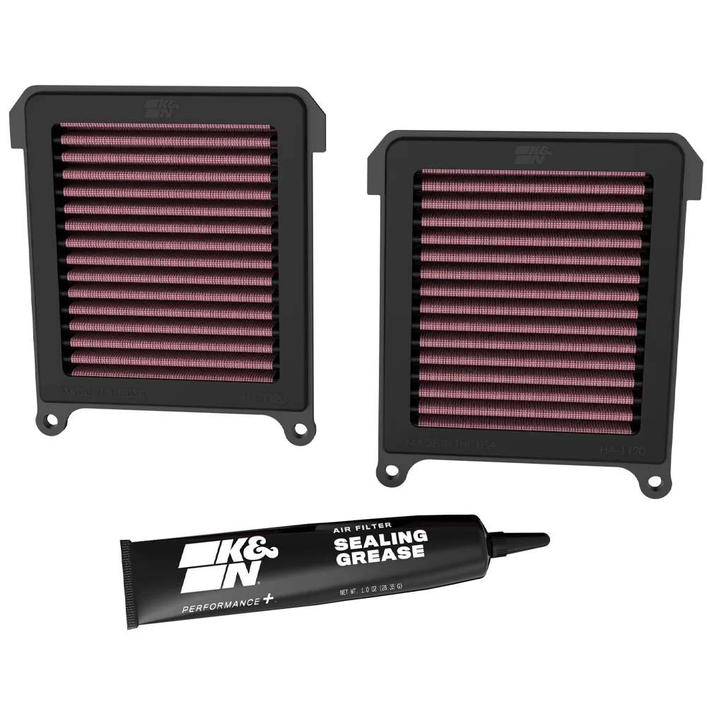 FILTRO AR ESPORTIVO K&N #HA-1120 HONDA CRF1100L AFRICA TWIN 2020 ATÉ 2025 (PAR)