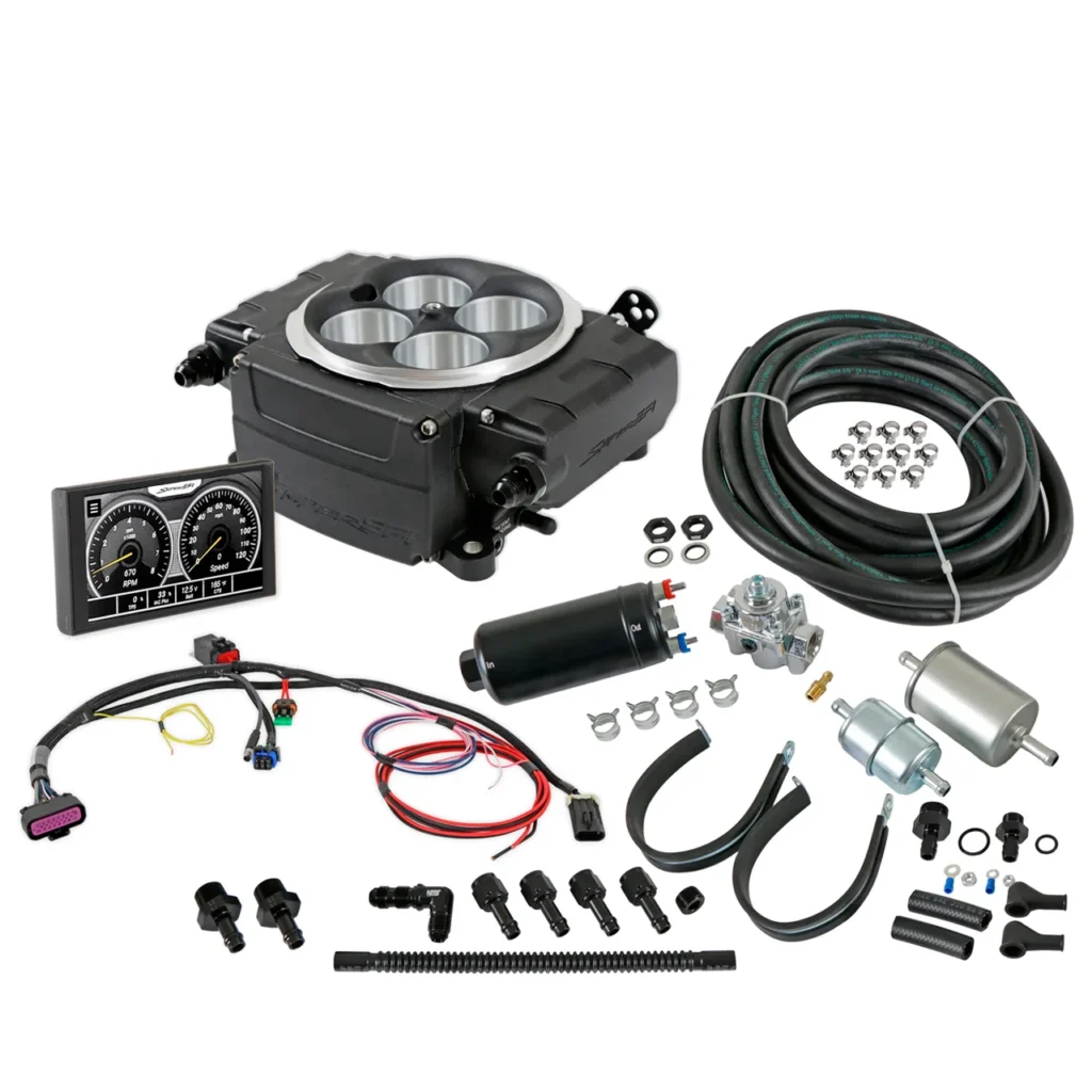INJEÇÃO ELETRÔNICA HOLLEY SNIPER 2 EFI V8 UNIVERSAL COMPLETA BLACK CERAMIC FINISH #550-511-5XK