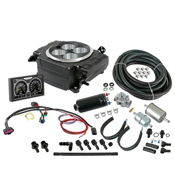 INJEÇÃO ELETRÔNICA HOLLEY SNIPER 2 EFI V8 UNIVERSAL COMPLETA BLACK CERAMIC FINISH #550-511-5XK