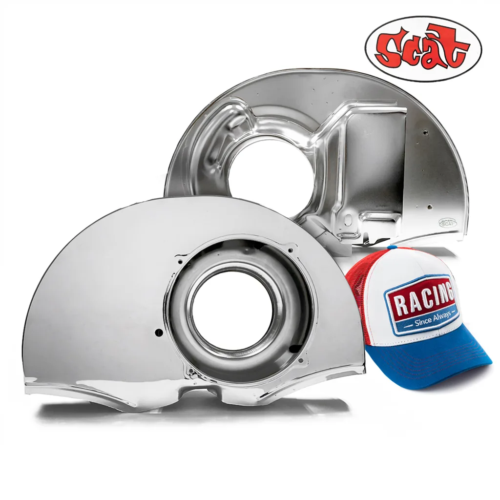 LATA CAIXA DA VENTOINHA CROMADA VW AR FUSCA PARA RADIADOR DESLOCADO SCAT #25091C-1