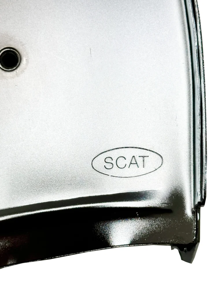 LATA CAIXA DA VENTOINHA CROMADA VW AR FUSCA PARA RADIADOR DESLOCADO SCAT #25091C-1