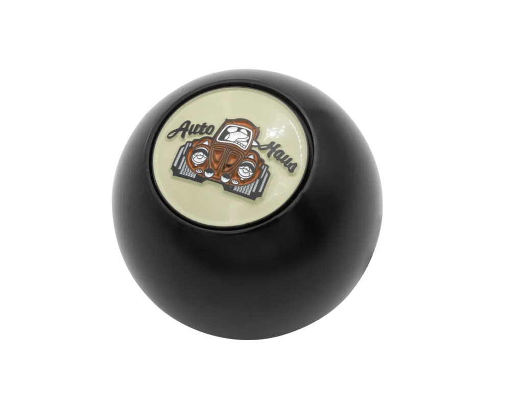 MANOPLA BOLA ALAVANCA CAMBIO BILLET VW FUSCA (LOGO AUTO HAUSS)