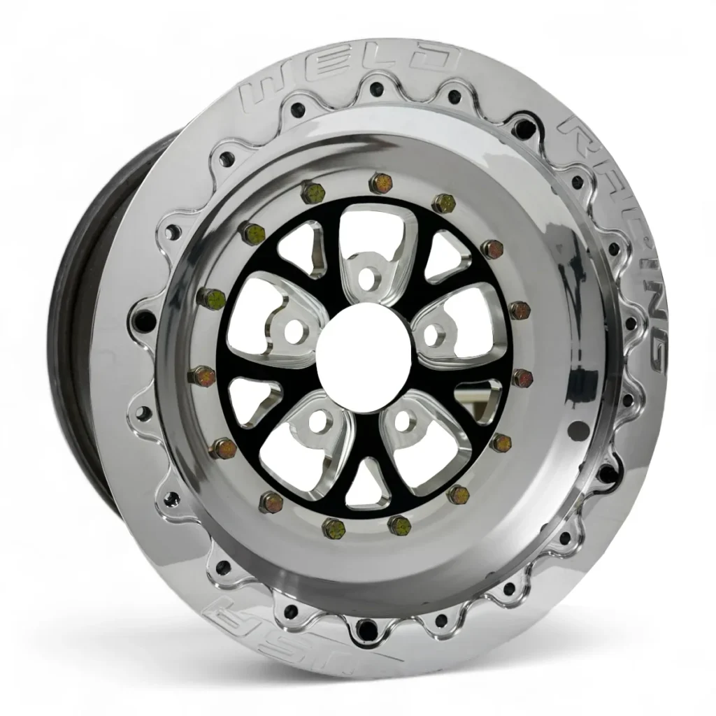 RODA WELD V-SERIES BLACK C/ BEADLOCK 15 x 8 x 5 Polida #784B-508210 SBL