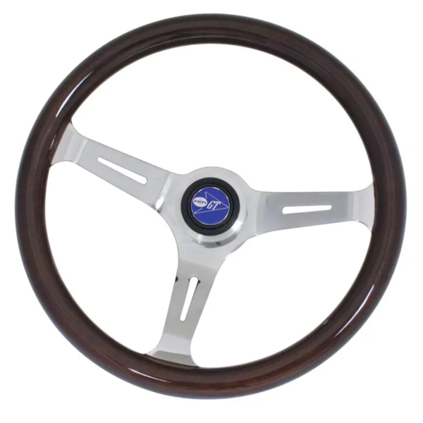 VOLANTE EMPI CLASSIC DARK WOOD FUSCA / BRASILIA / KARMANN GHIA 1959 - 1976 #79-4021-0