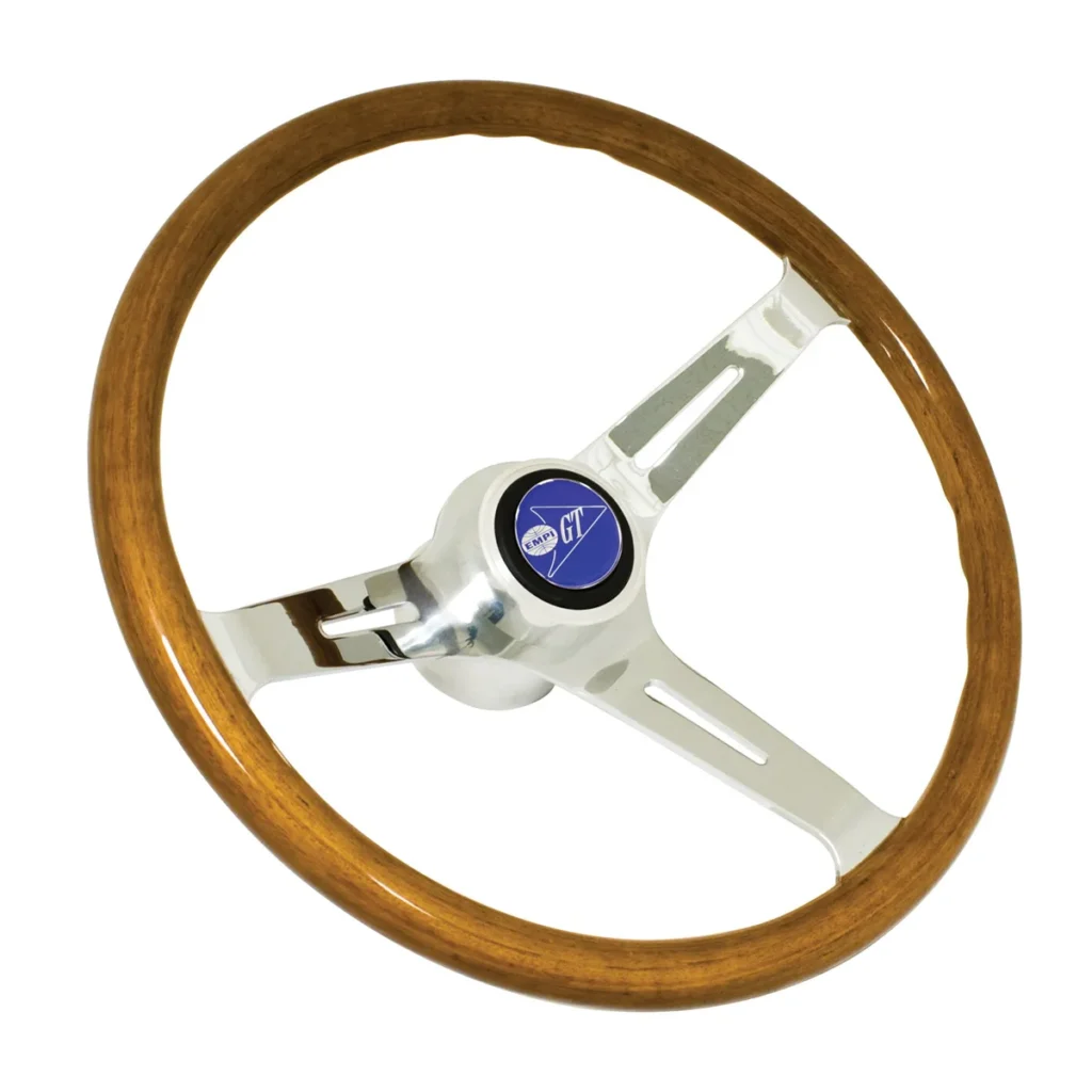 VOLANTE EMPI CLASSIC WOOD FUSCA / BRASILIA / KARMANN GHIA 1959 -1976 #79-4028-0