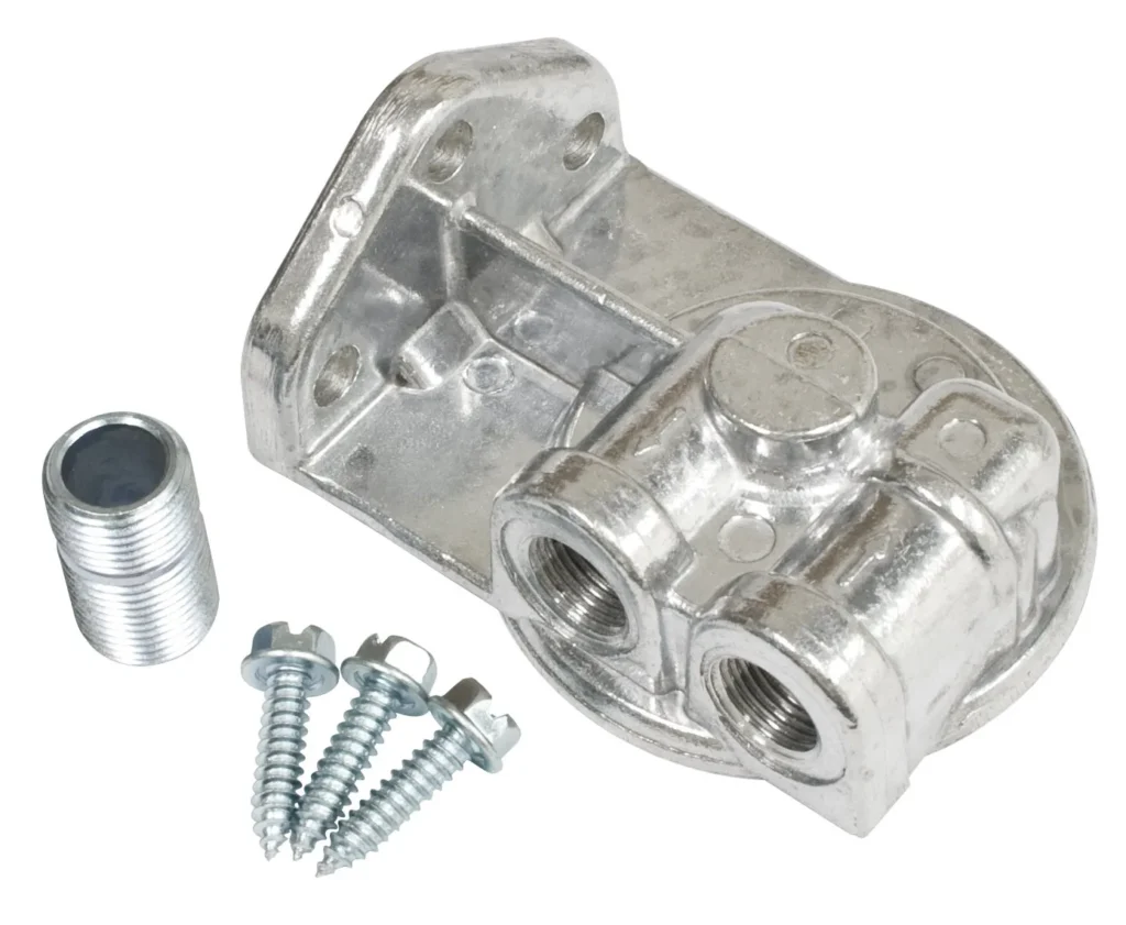 ADAPTADOR FILTRO ÓLEO FUSCA EMPI 00-9244-0 SAÍDA HORIZONTAL ESQUERDA