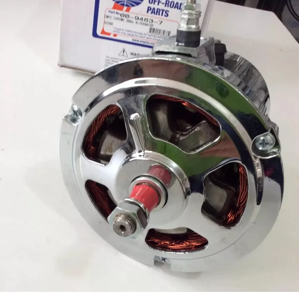 Alternador Vw Fusca 90amp Cromado Empi 9463-7