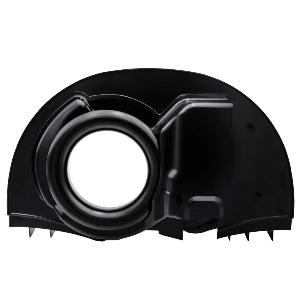 caixa de ventoinha EMPI Super Shroud — CAIXA DA VENTOINHA PRETA EMPI SUPER SHROUD 36HP (RADIADOR DESLOCADO) DE ALTO FLUX