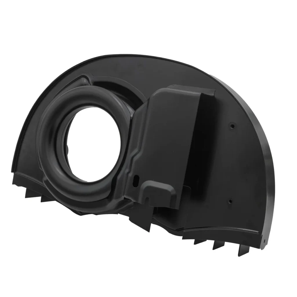 caixa de ventoinha EMPI Super Shroud — CAIXA DA VENTOINHA PRETA EMPI SUPER SHROUD 36HP (RADIADOR DESLOCADO) DE ALTO FLUX
