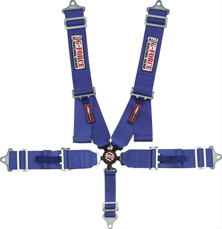 CINTO DE SEGURANCA INDIVIDUAL 5 PONTAS G-FORCE ENGATE RAPIDO AZUL GFR7000BU