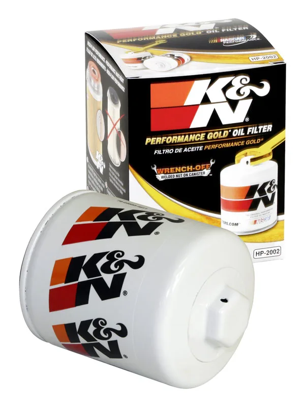 FILTRO DE OLEO ESPORTIVO K&N PARA CHEVROLET CAMARO, CORVETTE 5.7 V8 ATÉ 1997 #HP-2002