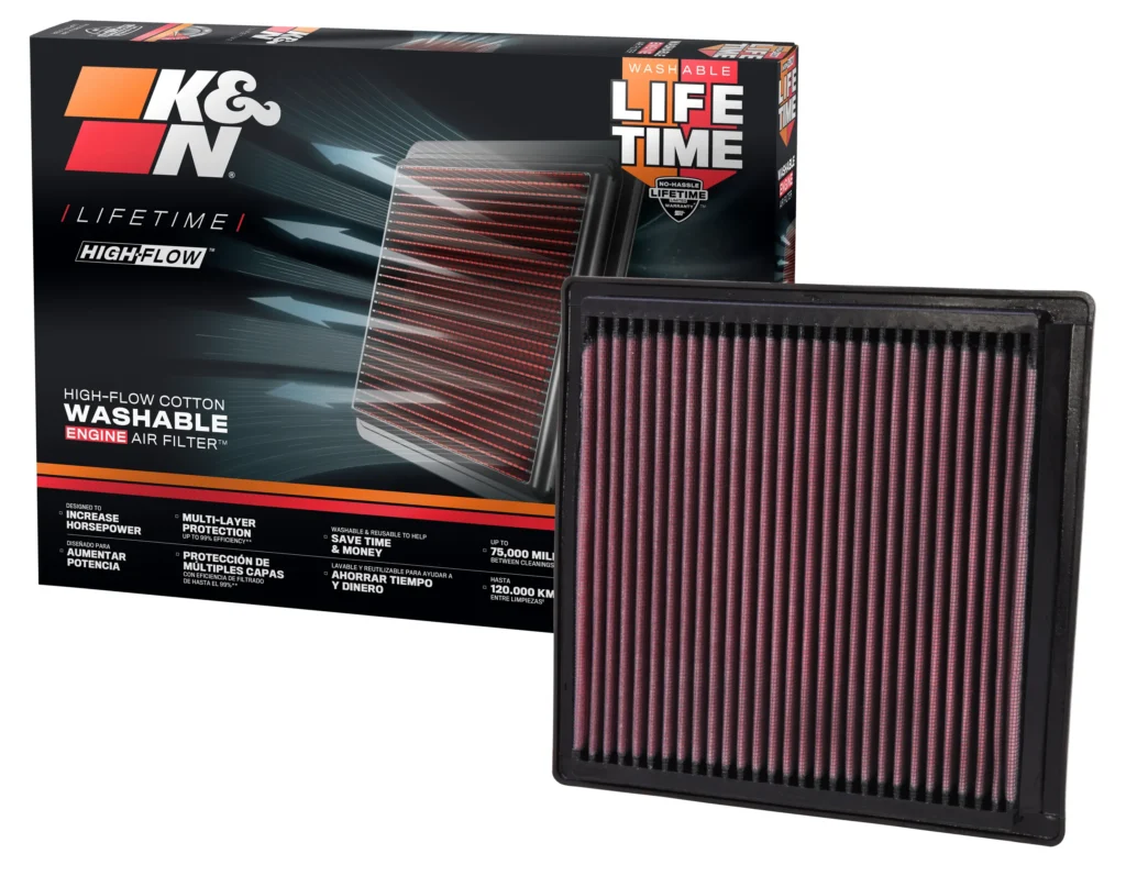 FILTRO ESPORTIVO K&N PARA DODGE DURANGO 3.7V6/4.7V8/5.7V8 33-2288 — FILTRO ESPORTIVO K&N PARA DODGE DURANGO 3.7V6/4.7V8/