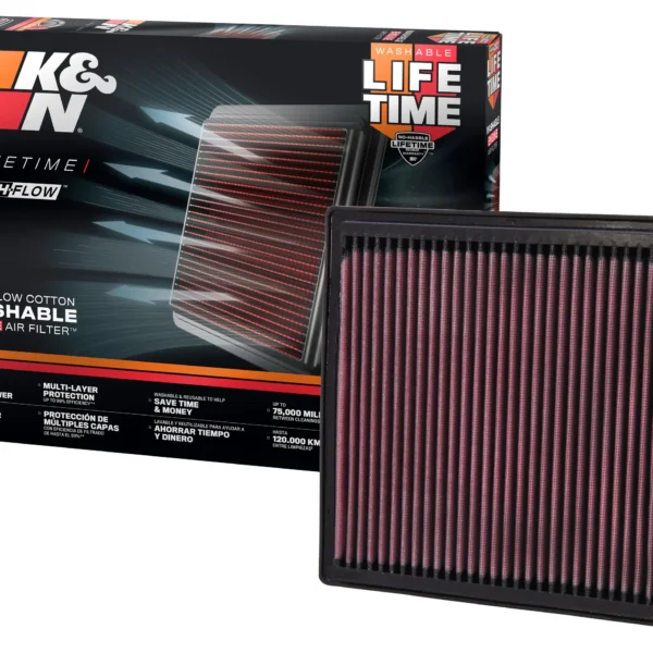 FILTRO ESPORTIVO K&N PARA DODGE DURANGO 3.7V6/4.7V8/5.7V8 33-2288 — FILTRO ESPORTIVO K&N PARA DODGE DURANGO 3.7V6/4.7V8/