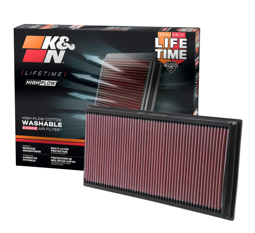 FILTRO ESPORTIVO K&N PARA PORSCHE CAYENNE 3.0/3.6/4.8 VW TOUAREG e AUDI Q7 3.0 e 4.2 33-2857 — FILTRO ESPORTIVO K&N PARA