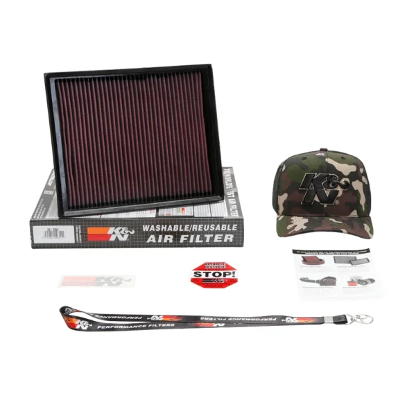 FILTRO ESPORTIVO K&N 33-2983 VW AMAROK 2.0/3.0 V6 Diesel e Gasolina 2010~2021