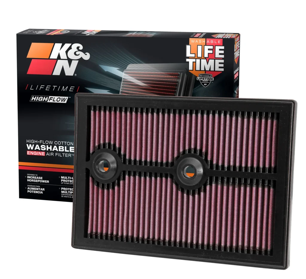 FILTRO ESPORTIVO K&N PARA VW GOLF MK7 1.4 TSI / GOLF VARIANT / JETTA 1.4 2013 / POLO 1.4 GTS 2020+ + 33-3004 — FILTRO ES