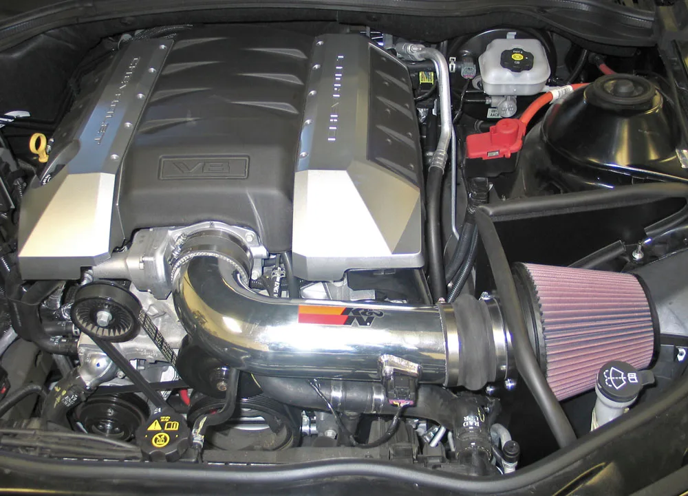 FILTRO ESPORTIVO K&N INTAKE PARA CAMARO SS 6.2L 2010+ 69-4519TP — FILTRO ESPORTIVO K&N INTAKE PARA CAMARO SS 6.2L 2010+