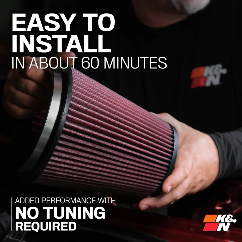 FILTRO ESPORTIVO K&N INTAKE PARA CAMARO SS 6.2L 2010+ 69-4519TP — FILTRO ESPORTIVO K&N INTAKE PARA CAMARO SS 6.2L 2010+