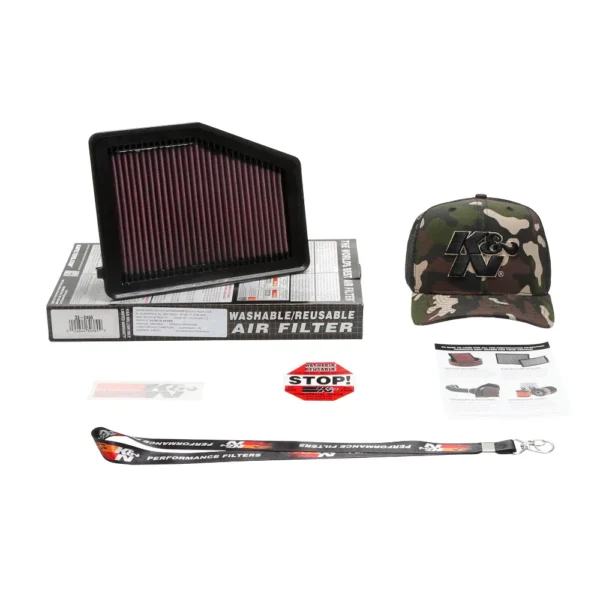 FILTRO ESPORTIVO K&N PARA HONDA HONDA CIVIC 1.8/2.0 2012+ 33-2468