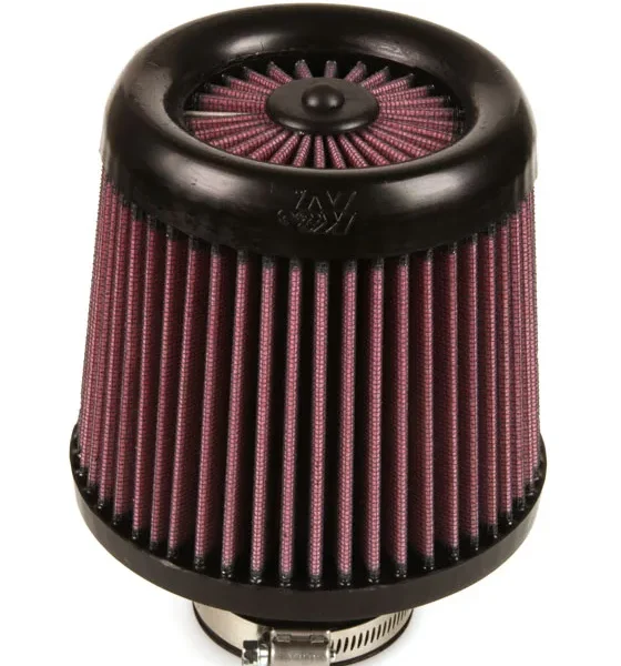FILTRO ESPORTIVO K&N UNIVERSAL CONICO CENTRADO COM TOPO FILTRANTE #RX-4950 DIÂMETRO INTERNO DA BOCA 2.5 OU 64mm