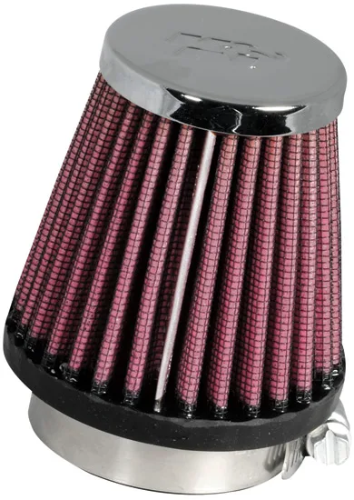 FILTRO ESPORTIVO K&N UNIVERSAL CONICO CENTRADO #RC-1060 DIÂMETRO INTERNO DA BOCA 1.938 OU 49mm
