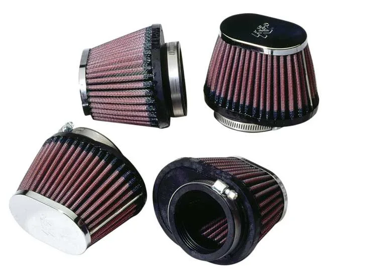 FILTRO ESPORTIVO K&N UNIVERSAL CONICO DESLOCADO #RC-0984 DIÂMETRO INTERNO DA BOCA 2.125 OU 54mm