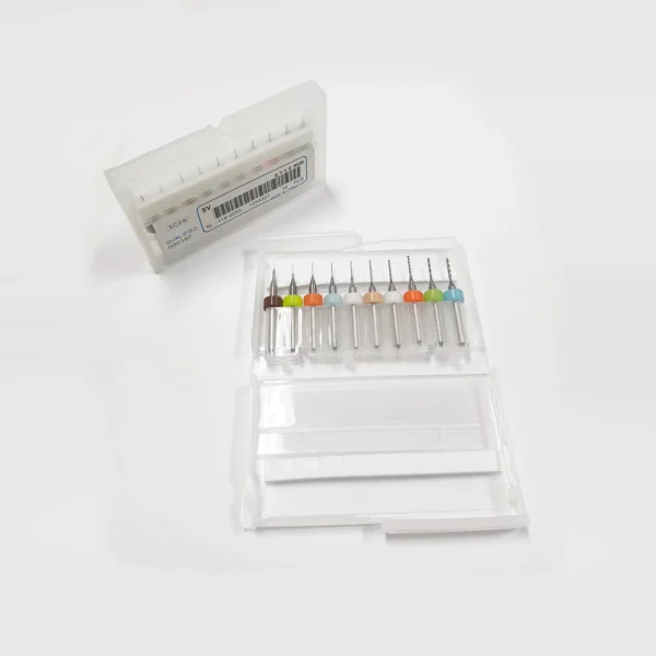 JOGO DE BROCAS PARA ABRIR GICLES 0,1 - 1,0MM