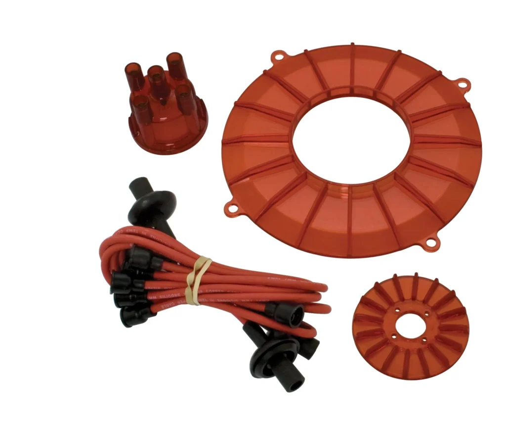 KIT ACRILICO DECORATIVO VW FUSCA 4PÇS VERMELHO EMPI # 8744