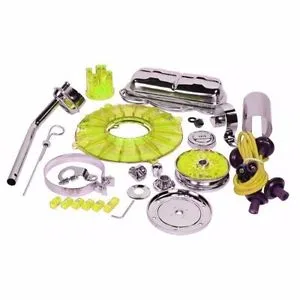 KIT CROMADO EMPI DECORATIVO 19PÇS AMARELO EMPI # 8655