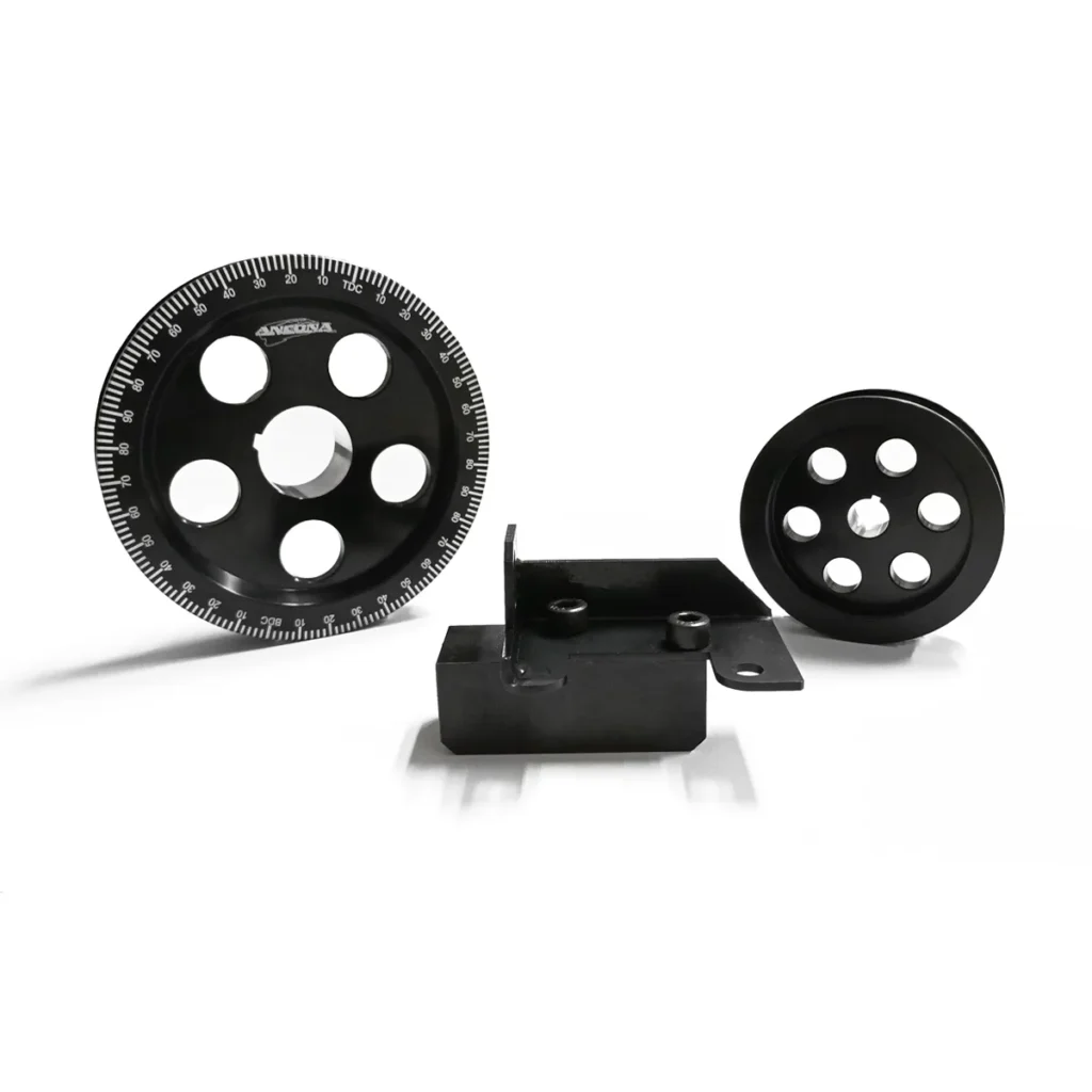 KIT DE POLIA PRETA POLY V PARA CORREIA 5PK VW AR FUSCA