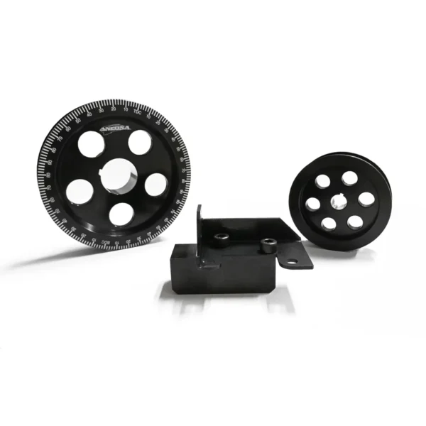 KIT DE POLIA PRETA POLY V PARA CORREIA 5PK VW AR FUSCA