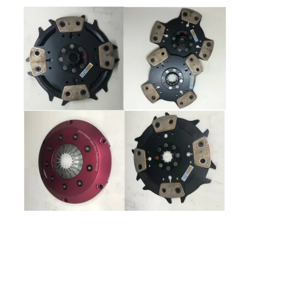 KIT EMBREAGEM ALUMINIO UNIVERSAL DUPLA ANCONA SEM VOLANTE (PLATO+2 DISCOS+2 PLACAS)