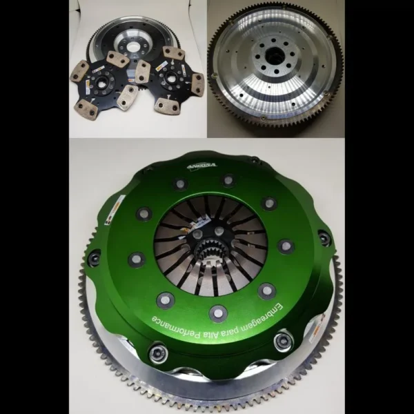 KIT EMBREAGEM MULTIDISCO TOYOTA SUPRA MOTOR 2JZ VOLANTE FORTAL