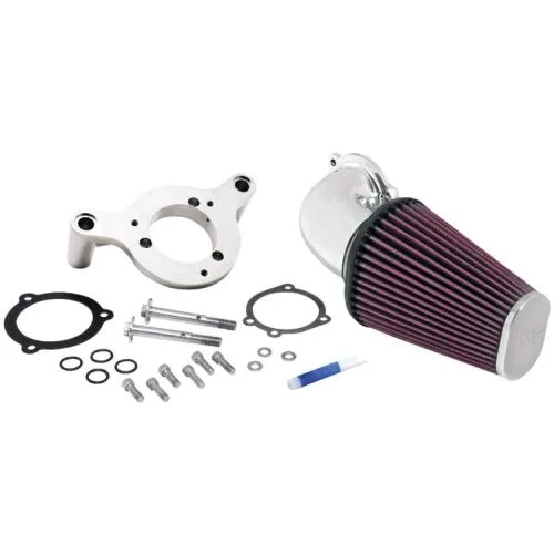 KIT INTAKE K&N PARA MOTO HARLEY VÁRIOS MODELOS +8HP