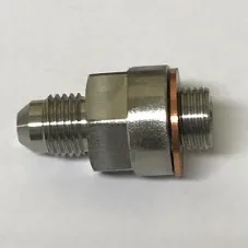 NIPLE AÇO INOX ENTRADA DE OLEO LINHA GT GARRETT BAIXO