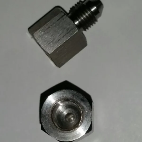 NIPLE DE ACO INOX 3AN PARA AEROQUIP FREIO