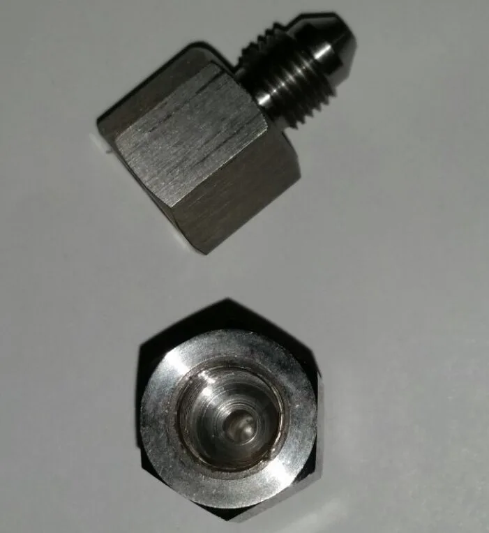 NIPLE DE ACO INOX 3AN PARA AEROQUIP FREIO