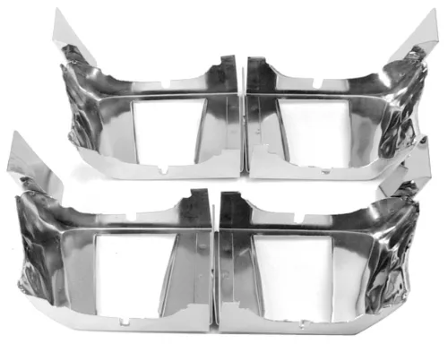PAR DE CAPA ( LATAS ) DE REFRIGERAÇÃO CILINDRO VW FUSCA EMPI CROMADA EMPI # 8933
