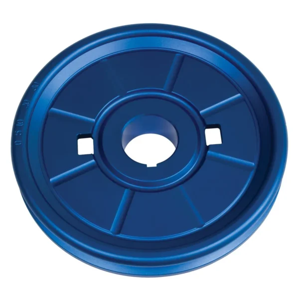 POLIA VIRABREQUIM VW AR AZUL ALUMINIO EMPI TAMANHO ( 177MM ) MEDIDA STD #18-1072-0