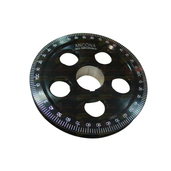 POLIA VIRABREQUIM VW AR TAMANHO 6 0,20MM GRADUADA PRETA