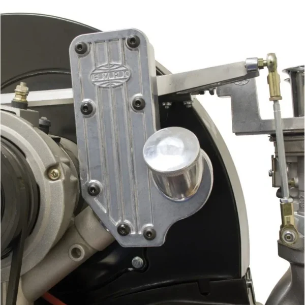 RESPIRO DE ÓLEO MOTOR VW FUSCA ALUMINIO POLIDO MODELO CAIXA VERTICAL COM DEFLETOR DE ÓLEO EMPI # 17-2941-0