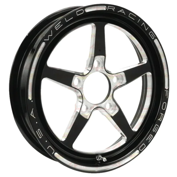 RODA WELD ALUMASTAR 2.0 15 x 3.5 x 1.75 PRETA 788B-15204