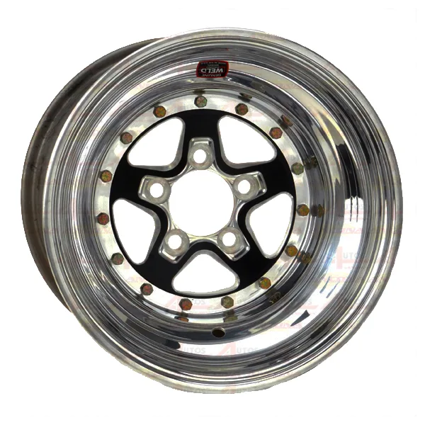 RODA WELD ALUMASTAR 2.0 15 x 8.25 x 5 PRETA 788B-508210