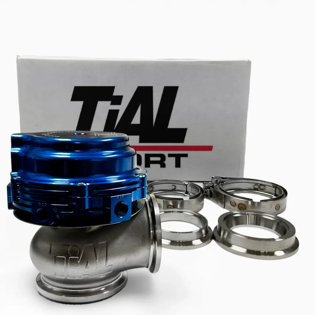 Válvula WasteGate Tial MVR 44mm Cor Azul