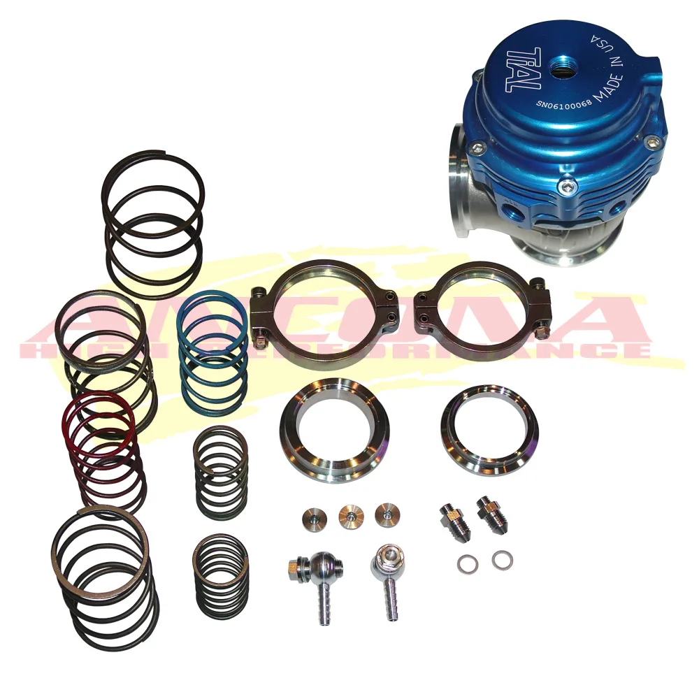 Válvula WasteGate Tial MVS 38mm Cor AZUL