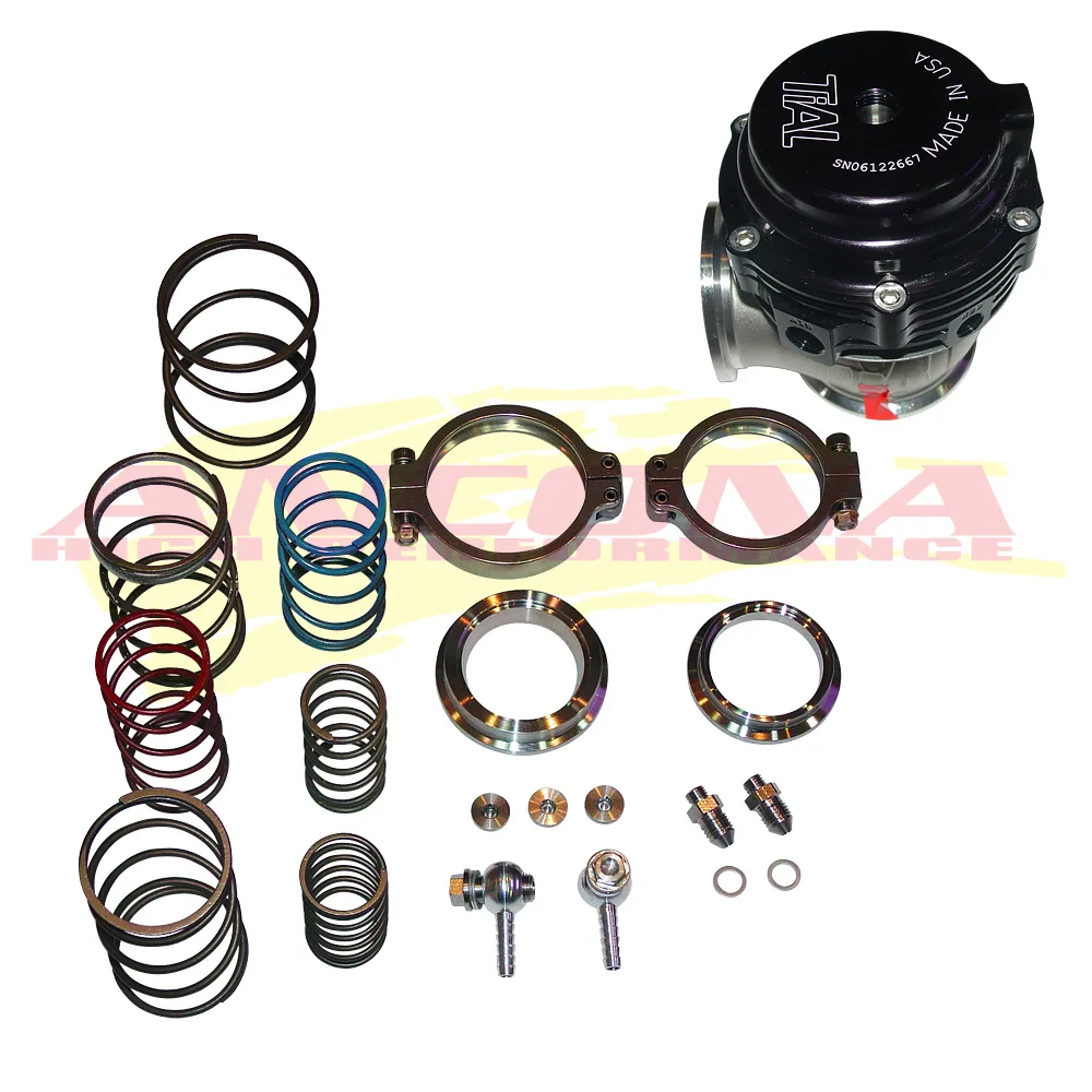 Válvula WasteGate Tial MVS 38mm Cor PRETA