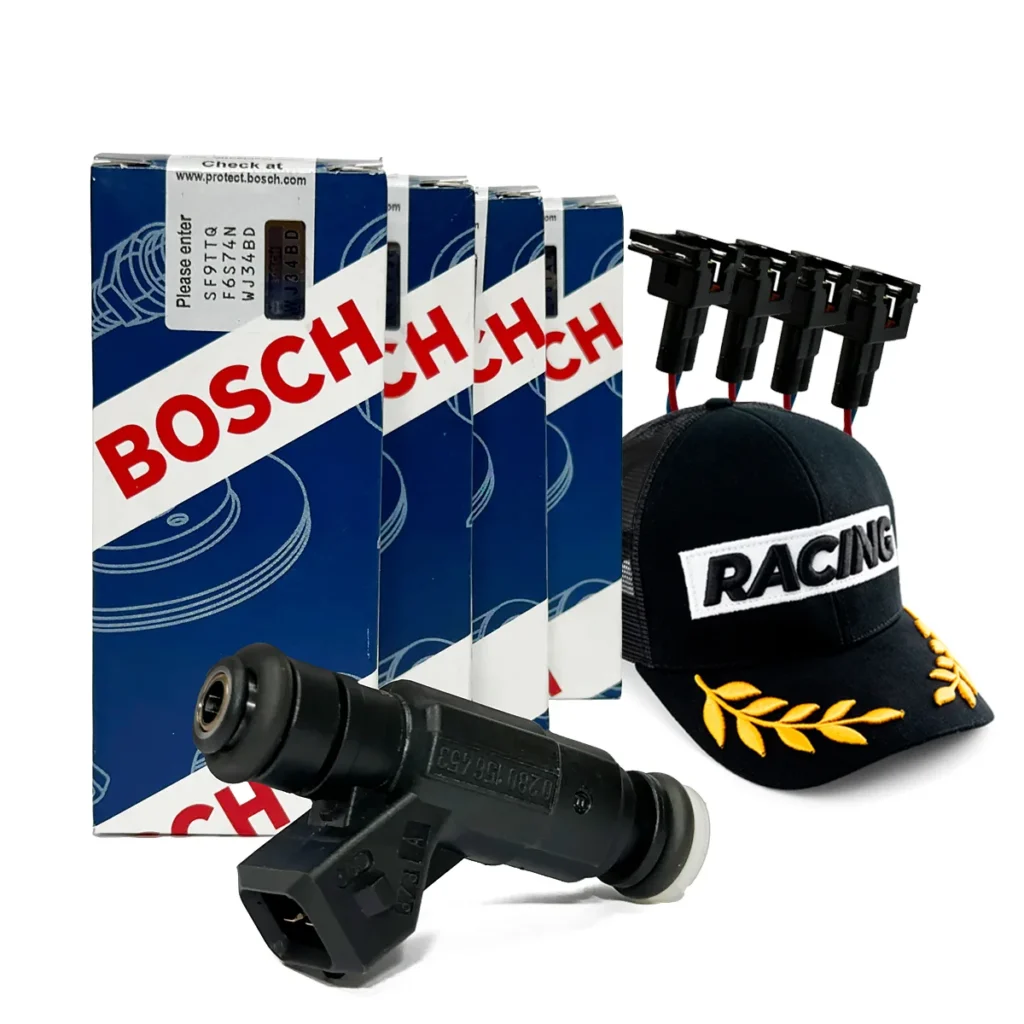 4 BICOS INJETORES 65 LBS/H BOSCH ORIGINAL #0280.156.453