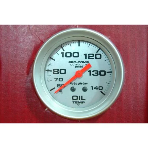 4441 M MANOMETRO OIL TEMP PRATA 60-140ºC