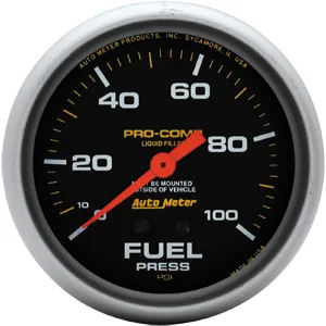 5412 MANOMETRO FUEL PRESS C/LIQ.0-100PSI