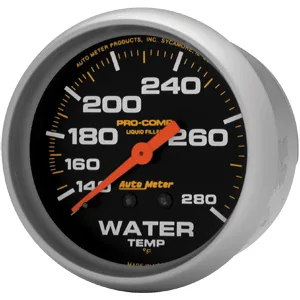 5431 MANOMETRO WATER TEMP.C/LIQ.140-280 °F